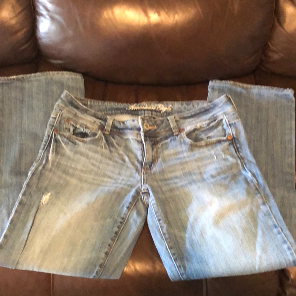 American Eagle Stretch slim boot cut jeans